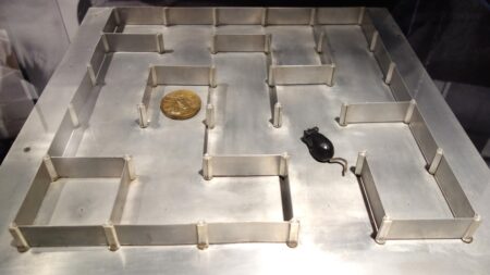 Il Theseus Maze di Claude Shannon, in mostra al museo del MIT di Cambridge (Massachussetts)