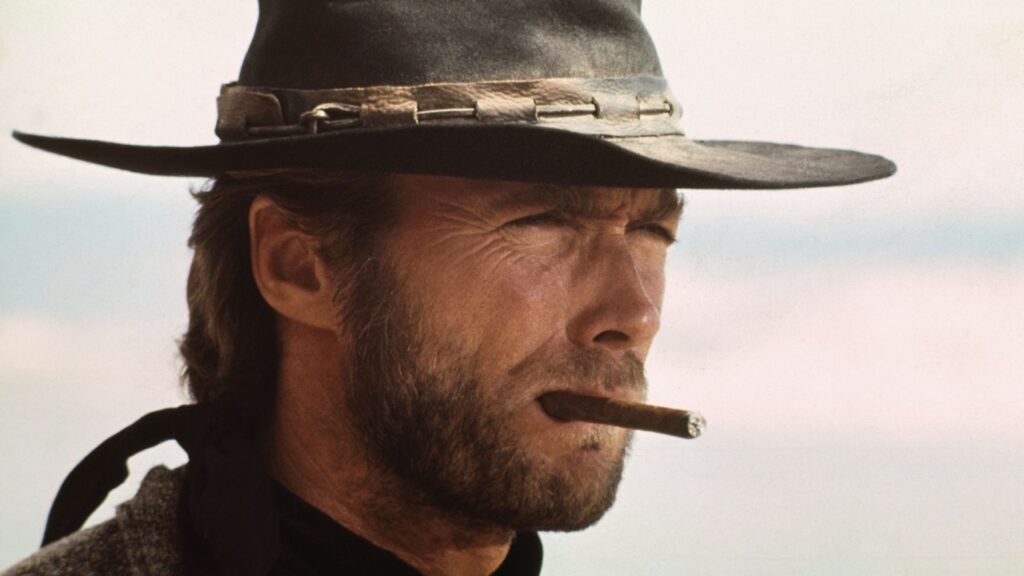 Clint Eastwood nel western "Lo straniero senza nome" del 1973