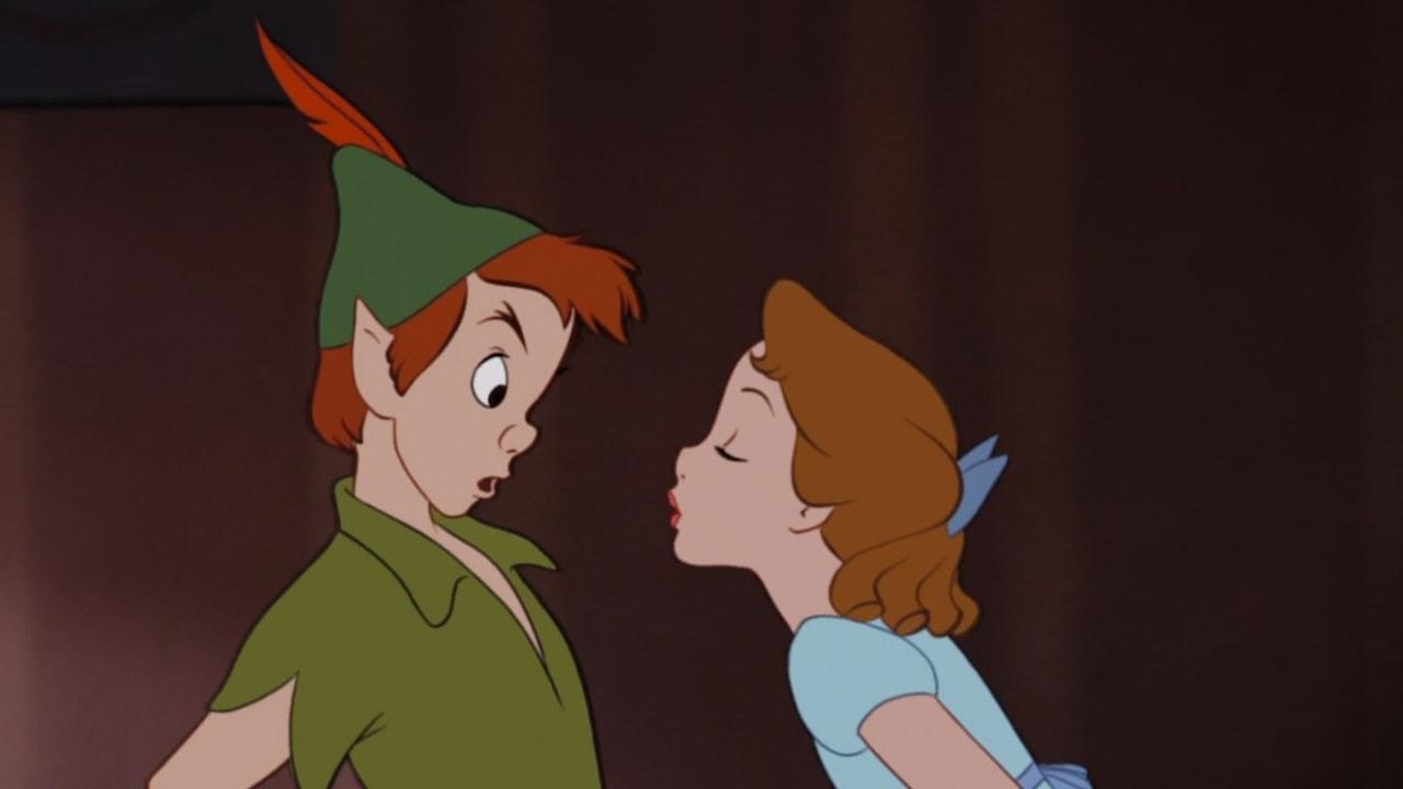 Peter Pan e Wendy nel film di animazione della Disney del 1953