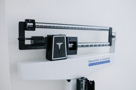 una bilancia medica