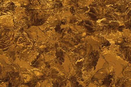 una superficie d'oro