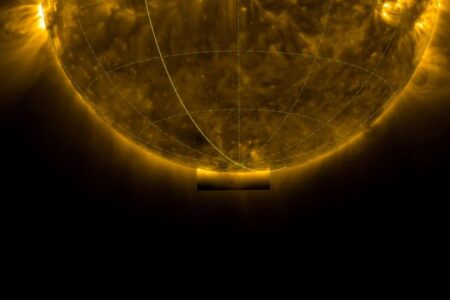Il polo sud del Sole