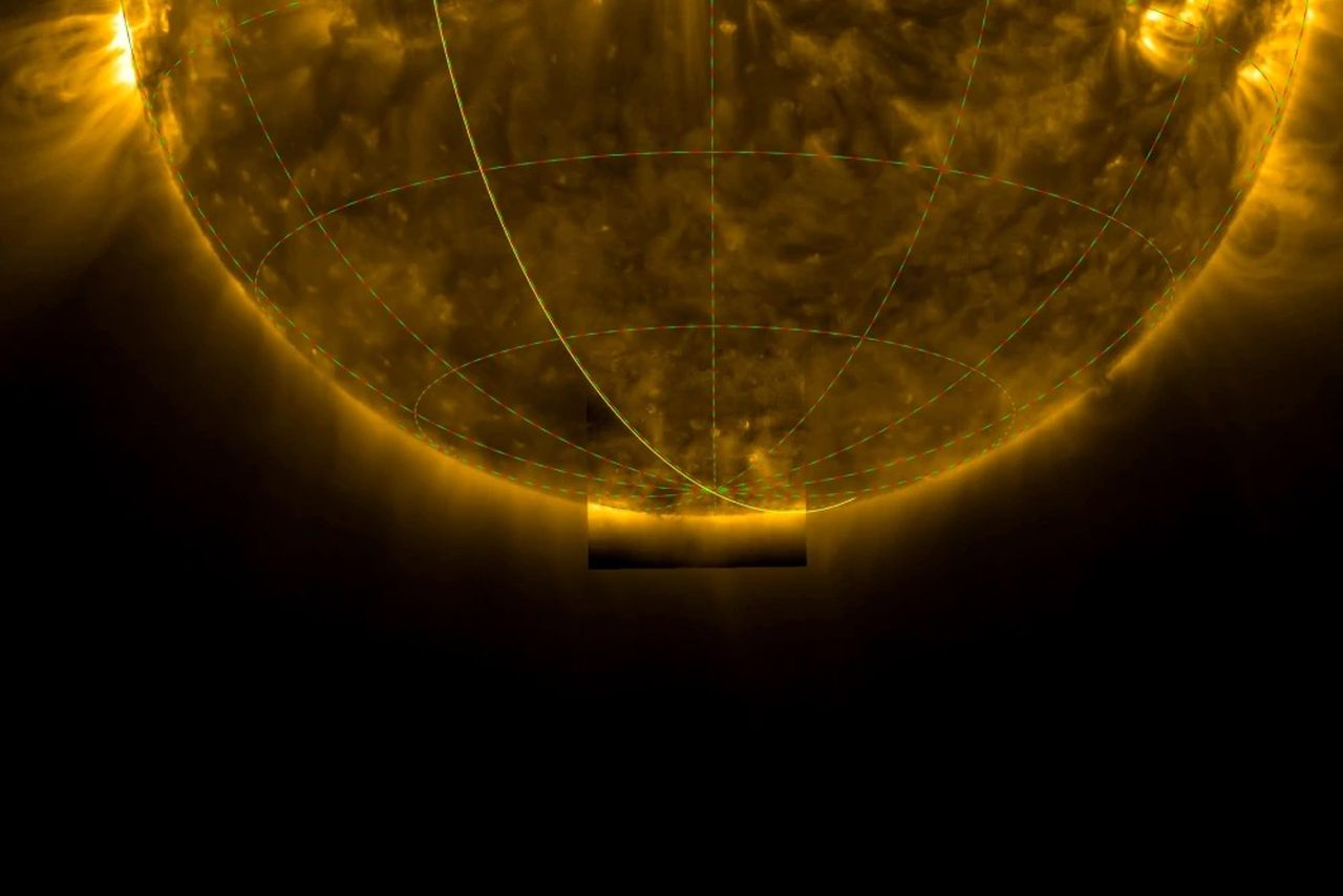 catturata la prima immagine del polo sud del sole 232 spettacolare