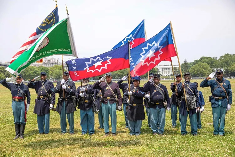Le bandiere del Juneteenth