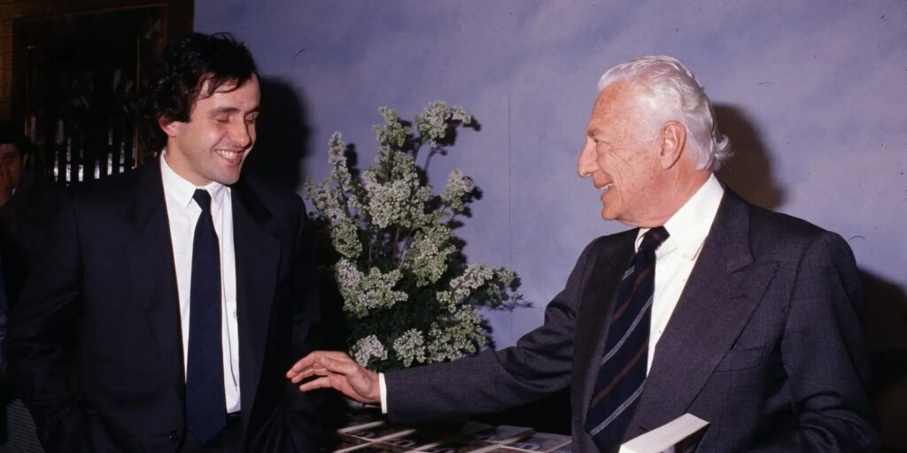 Michel Platini e Gianni Agnelli
