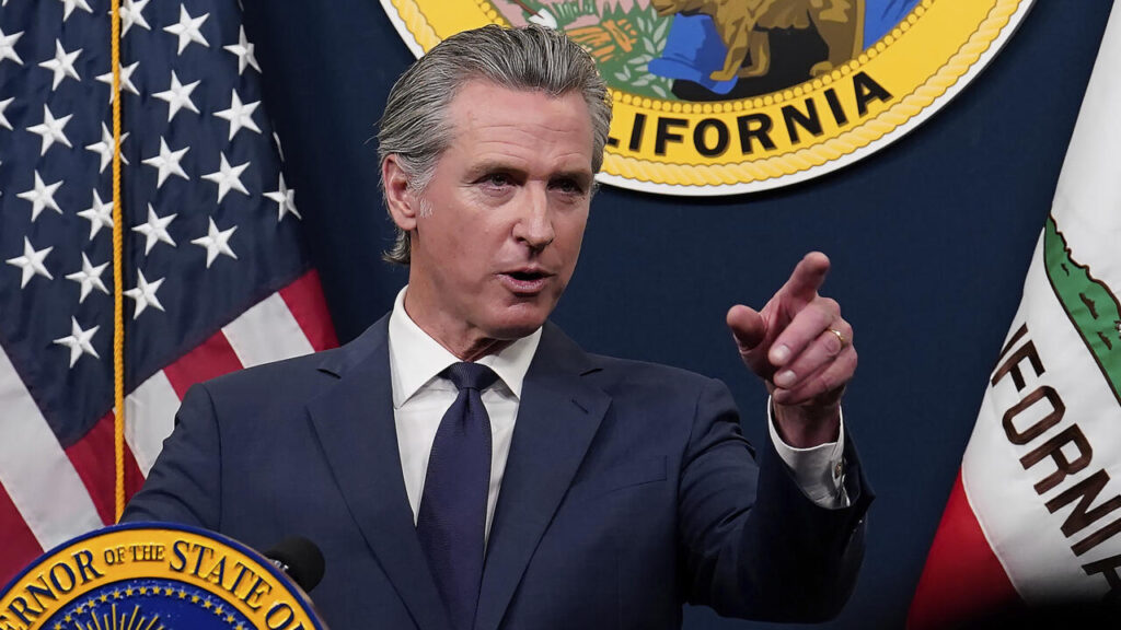 Gavin Newsom, governatore della California e oppositore di Trump