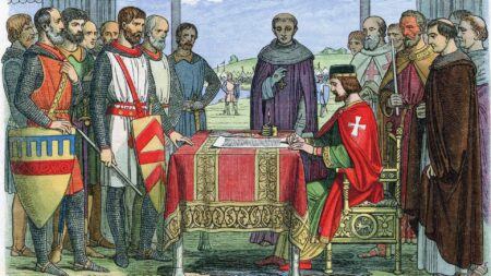 Re Giovanni sigla la Magna Carta
