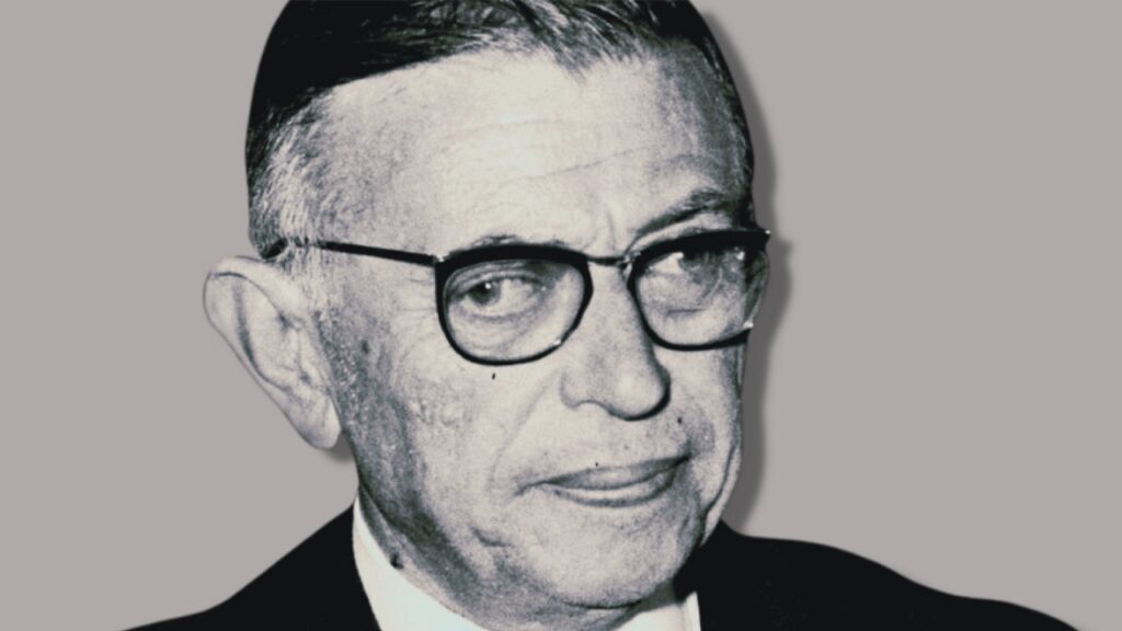Jean-Paul Sartre nel 1967
