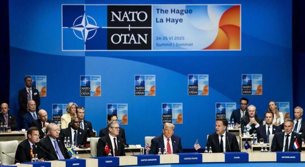 Un momento dell'ultimo vertice NATO