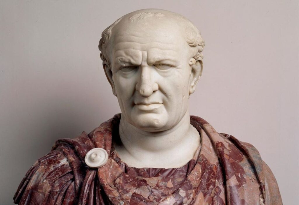 Una statua dedicata a Vespasiano