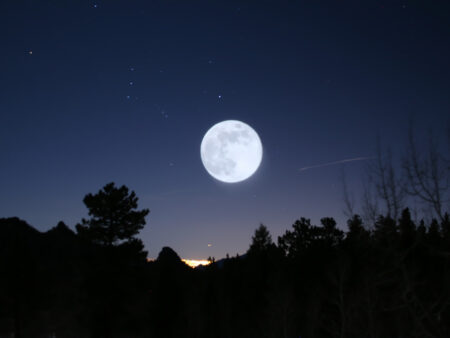 La luna piena nel suo splendore (fonte Il Riformista)