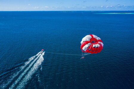 parasailing