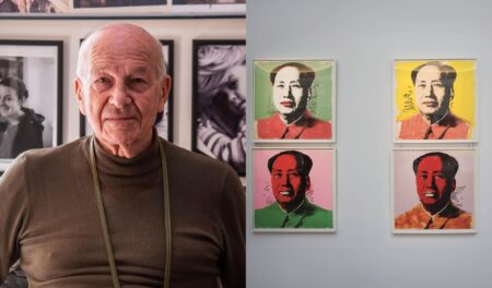 Bertinotti con i suoi Warhol