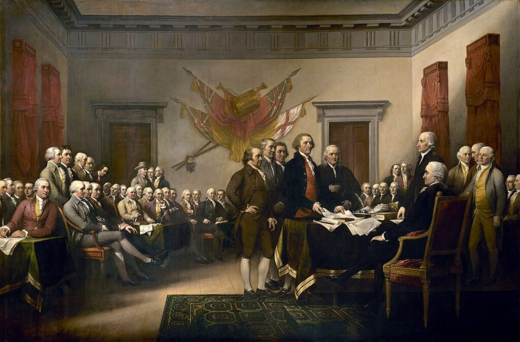 Declaration of Independence di John Trumbull