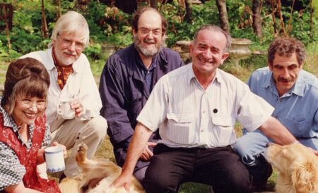 Emilio D'Alessandro e Stanley Kubrick con moglie e amici
