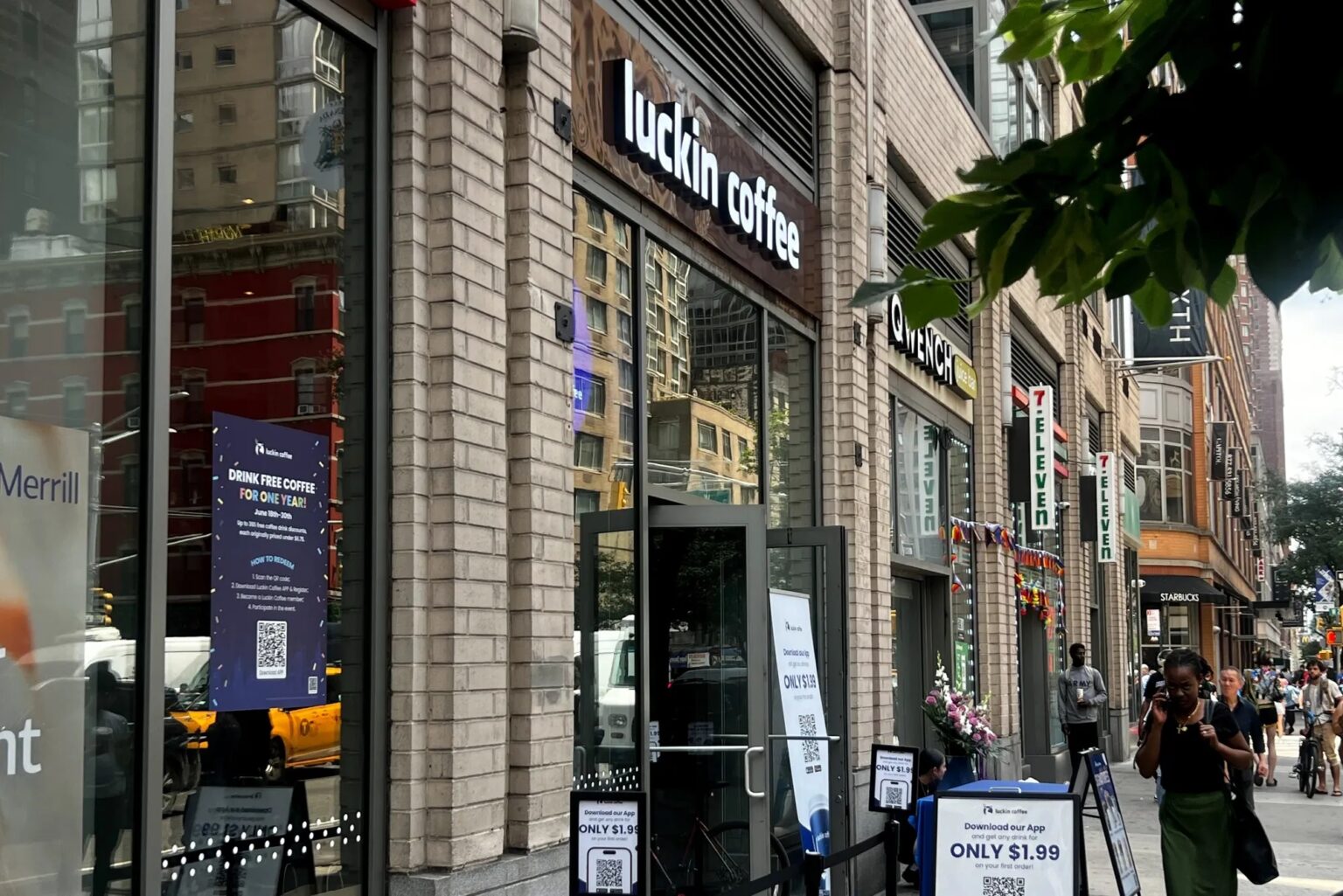 Luckin coffee a New York