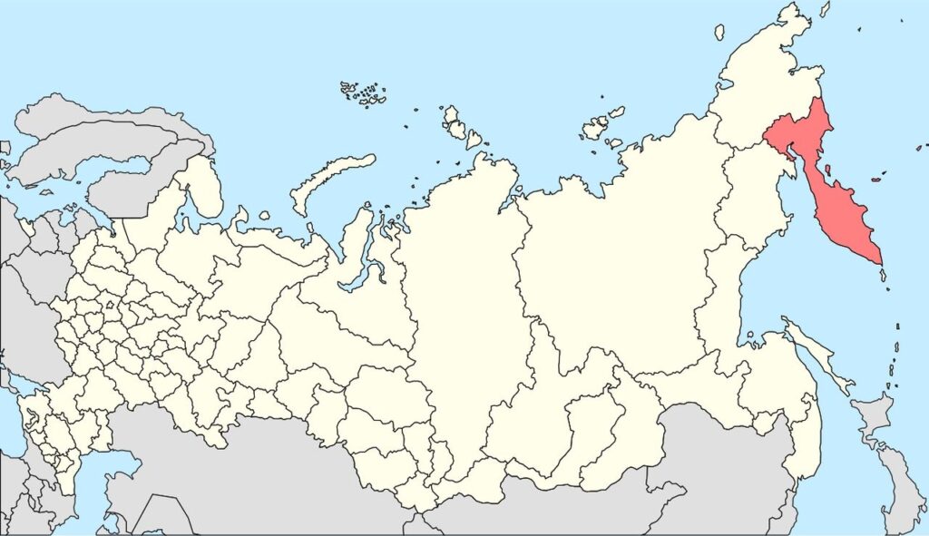 Mappa Kamchatka