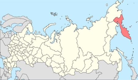 Mappa Kamchatka