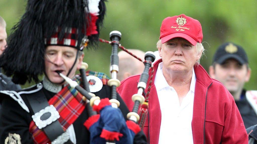 Trump in Scozia