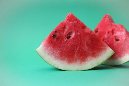 Una succulenta fetta di cocomero