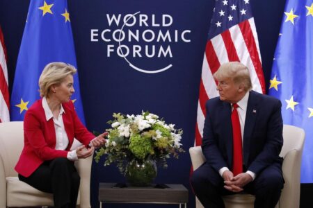 Ursula von der Leyen e Donald Trump