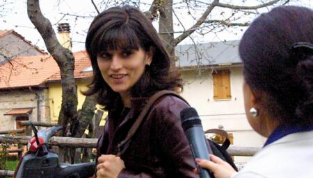 annamaria franzoni con una giornalista