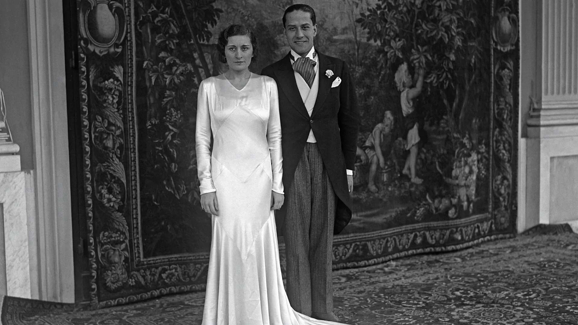 edda mussolini e galeazzo ciano nel giorno del loro matrimonio