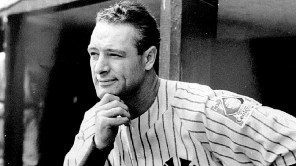 Lou Gehrig allo Yankee Stadium nel 1939