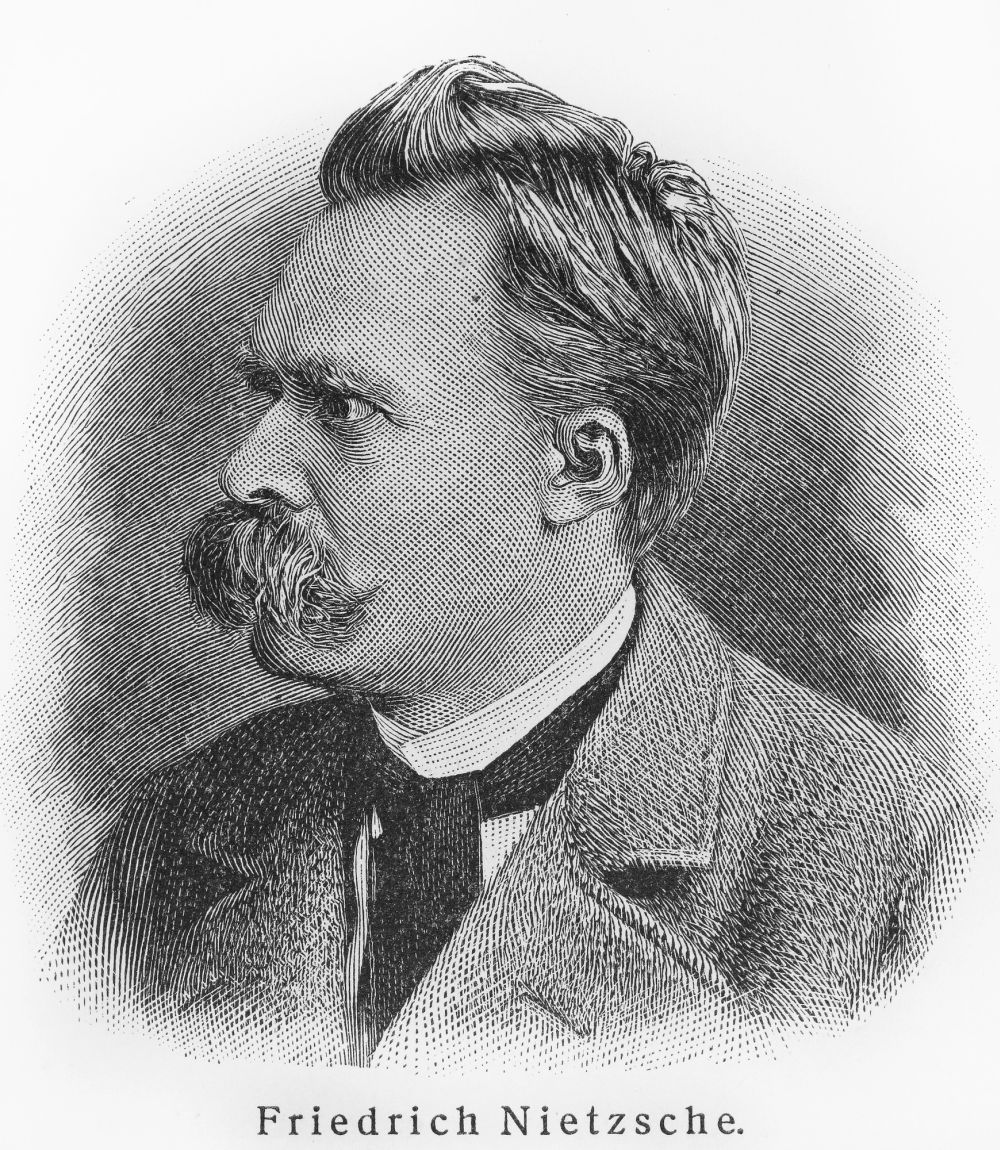 Celebre ritratto di Friedrich Nietzsche