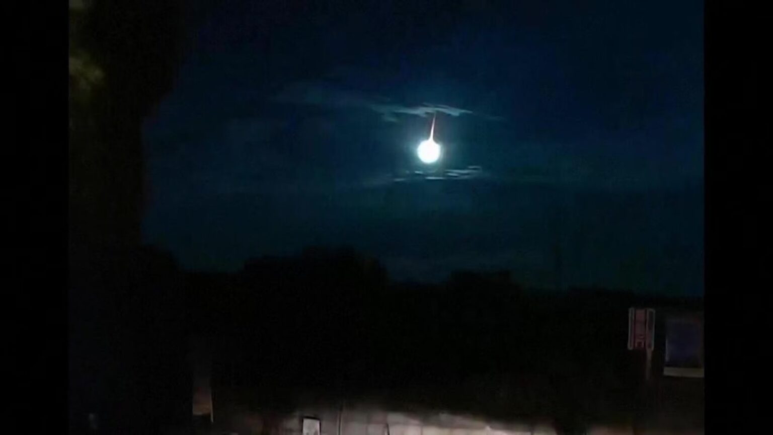 Il meteorite in Giappone
