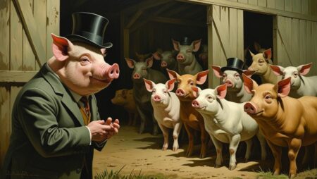 Immagine ispirata a La fattoria degli animali
