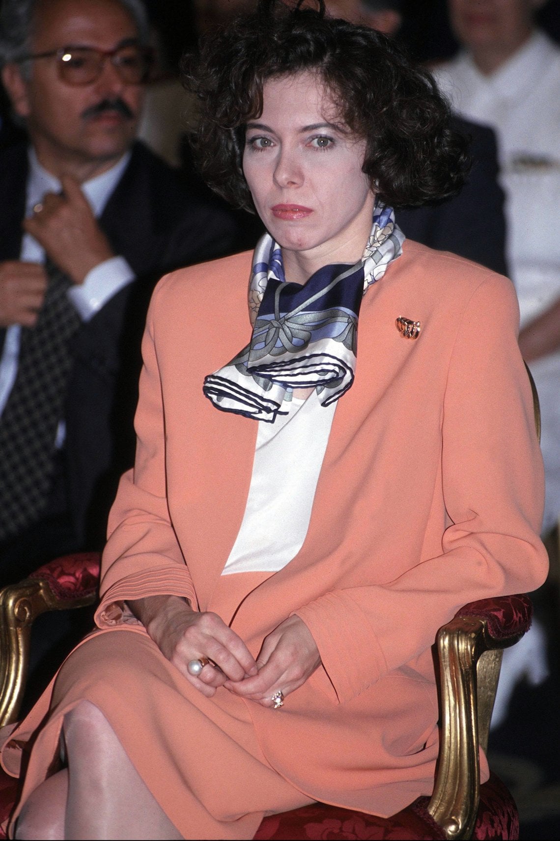 Irene Pivetti all'epoca della presidenza della Camera