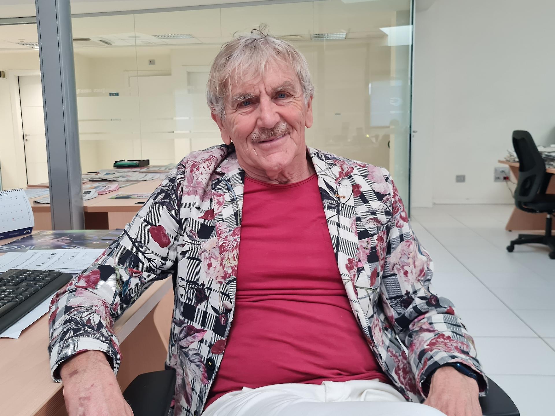 Lamberto Boranga sorridente