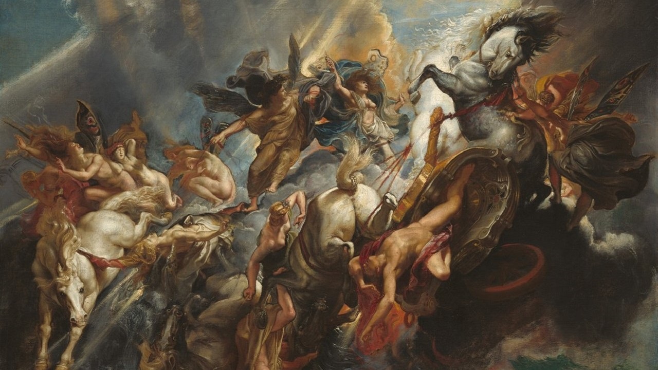 "La caduta di Fetonte" di Sir Peter Paul Rubens