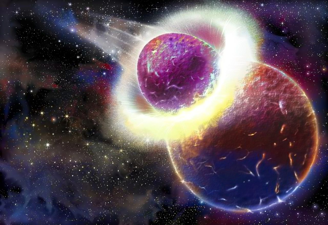 la nascita della Luna