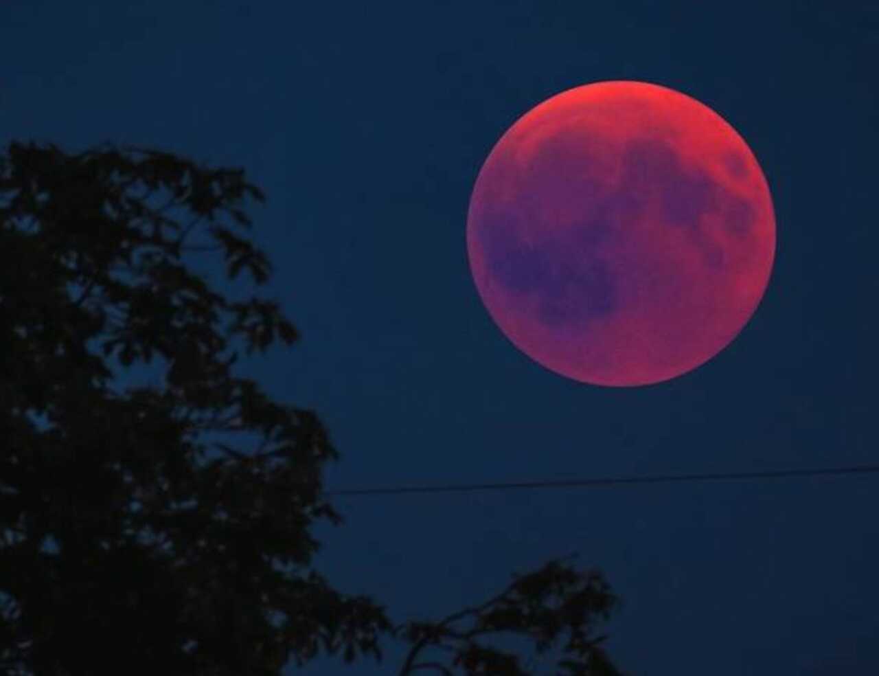 Il fenomeno della Luna di sangue