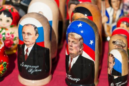 matrioske con putin e trump