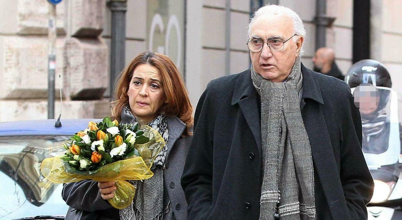 Donna Minna e Pippo Baudo insieme durante un'uscita professionale