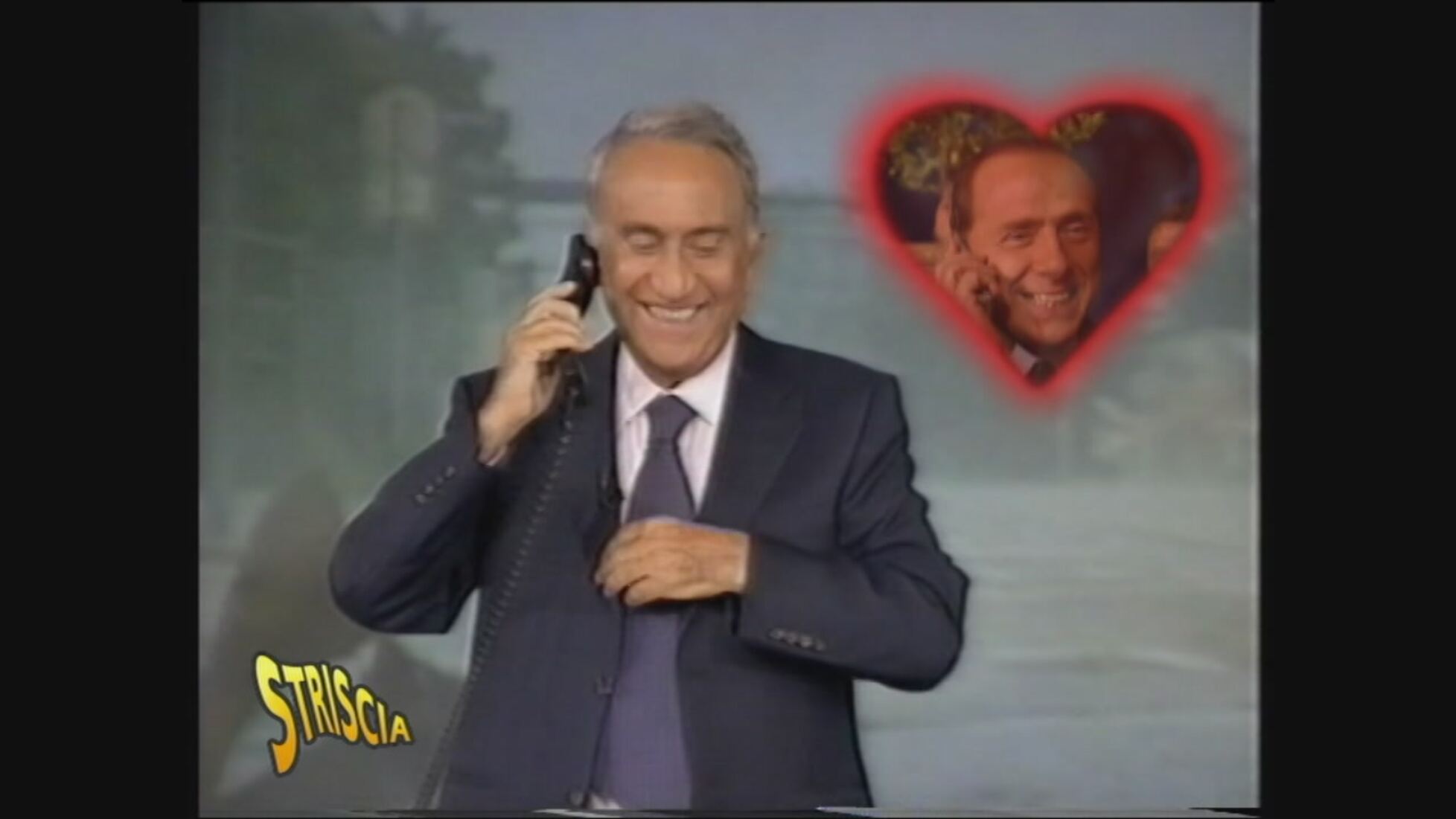 Emilio Fede a striscia la notizia