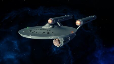 L'astronave U.S.S. Enterprise come appariva nella prima stagione della serie