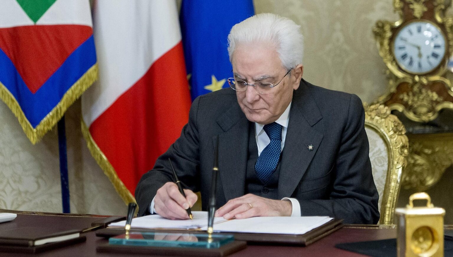 Il presidente della Repubblica Sergio Mattarella