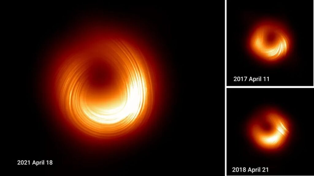 Le nuove immagini del buco nero