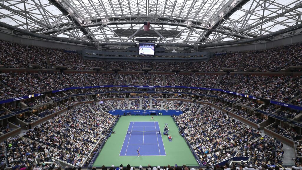 Lo stadio Arthur Ashe