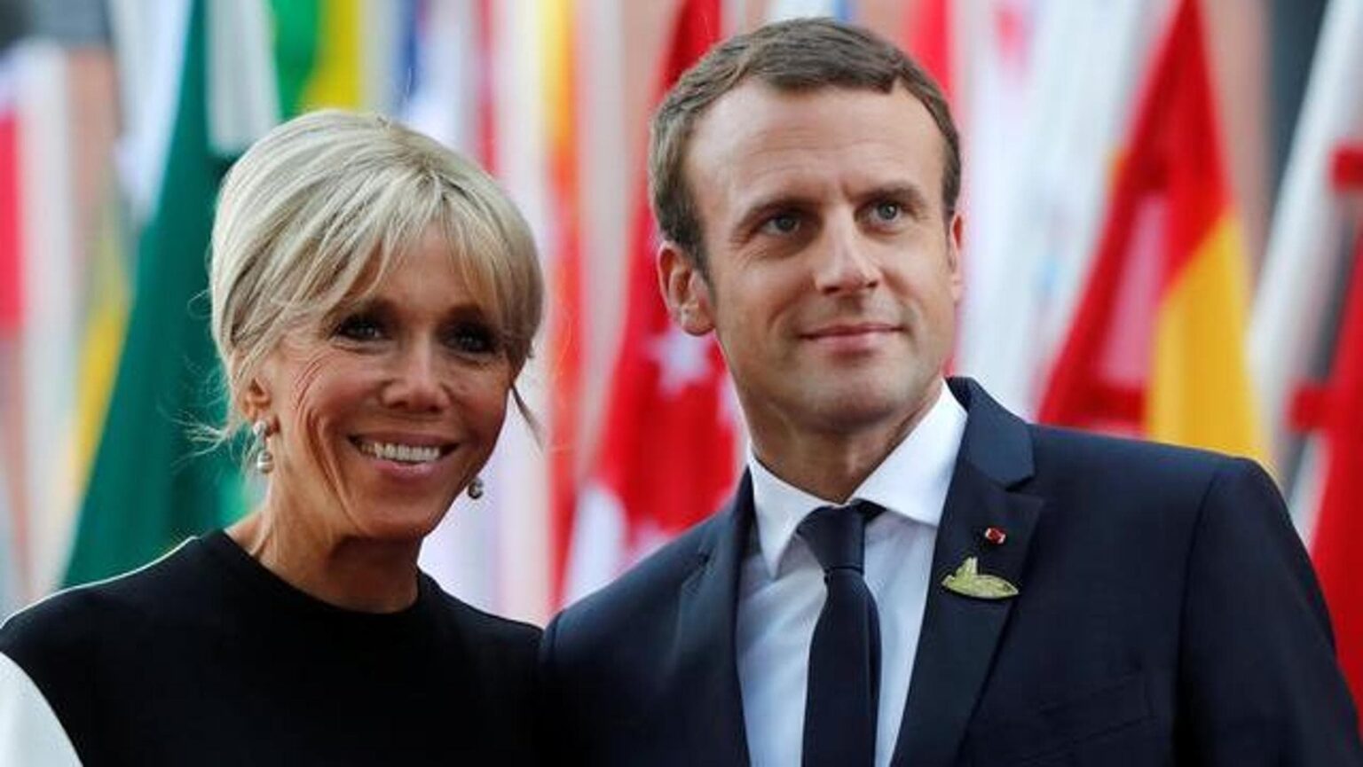 Macron e consorte