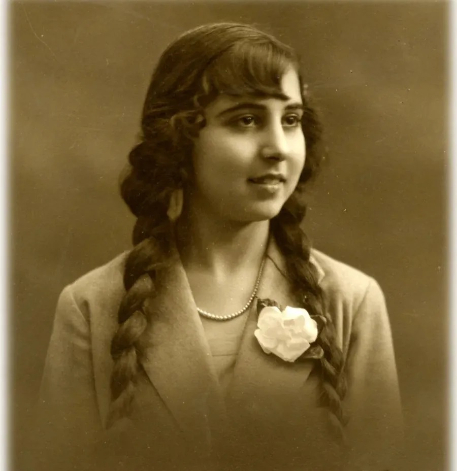 Maria Branyas Morera da giovane