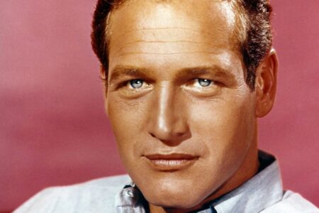 Paul Newman con i suoi occhi blu