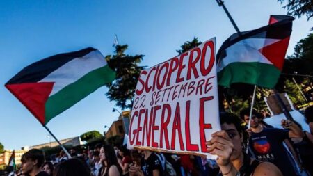 Sciopero generale per Gaza