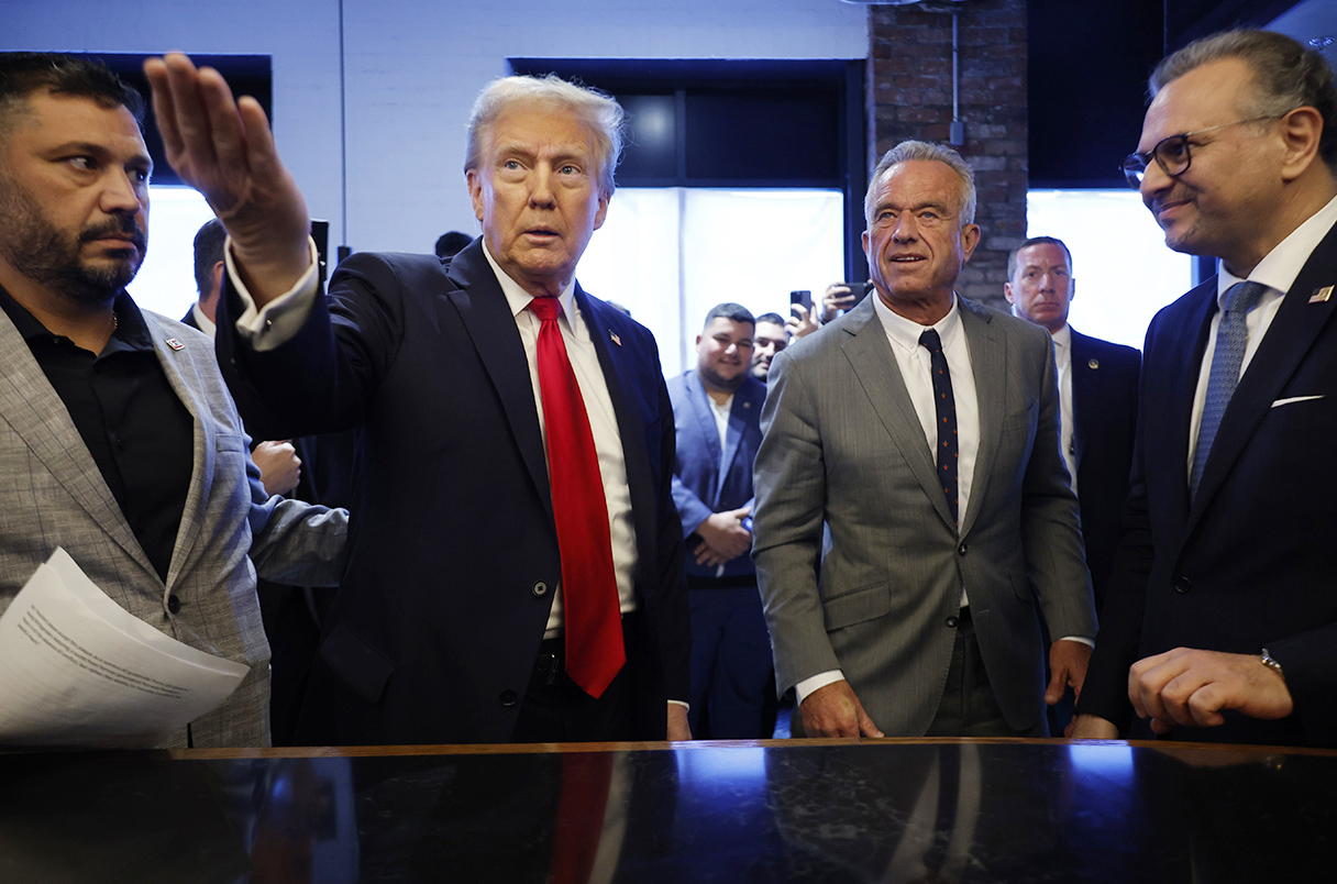 Trump e Kennedy jr.