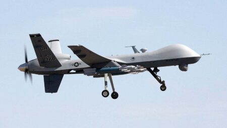 Un drone in volo