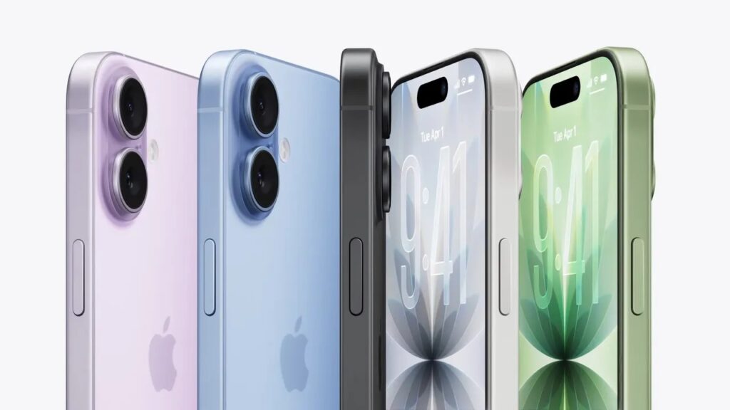 Le varie colorazioni dell'Apple iPhone 17: Lavender, Mist Blue, Black, White, Sage